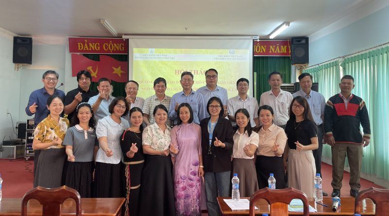 Hội nghị Phương pháp bảo tồn tại chỗ các nguồn gen cây trồng bản địa (lúa, ngô nếp, cà đắng và mướp hương) tại Đắk Lắk