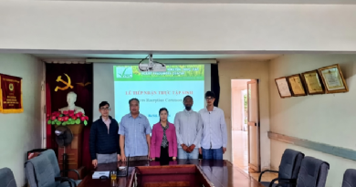 Trung tâm Tài nguyên thực vật tiếp nhận thực tập sinh quốc tế từ Pháp