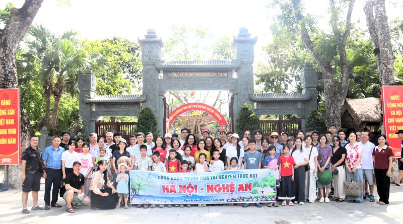 Công đoàn Trung tâm Tài nguyên thực vật tổ chức chương trình nghỉ mát hè năm 2026